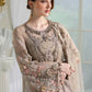 Maria B Embroidered Chiffon MPC-25-107-Biege