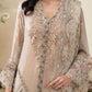 Maria B Embroidered Chiffon MPC-26-107-Ivory Beige