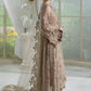 Maria B Embroidered Chiffon MPC-25-107-Biege