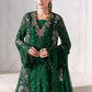 MARIA. B UNSTITCHED MBROIDERED BD-3008- Emerald Green