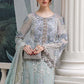 Maria B Embroidered Chiffon MPC-25-108-Aqua