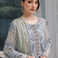 Maria B Embroidered Chiffon MPC-25-108-Aqua