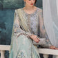 Maria B Embroidered Chiffon MPC-25-108-Aqua