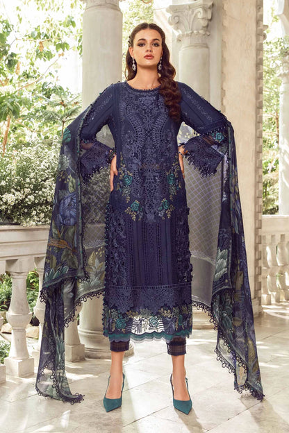 Maria B 3 Piece - Unstitched Suit | EID LAWN-24-09