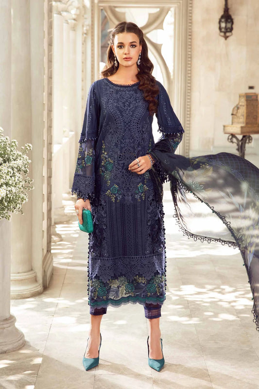 Maria B 3 Piece - Unstitched Suit | EID LAWN-24-09