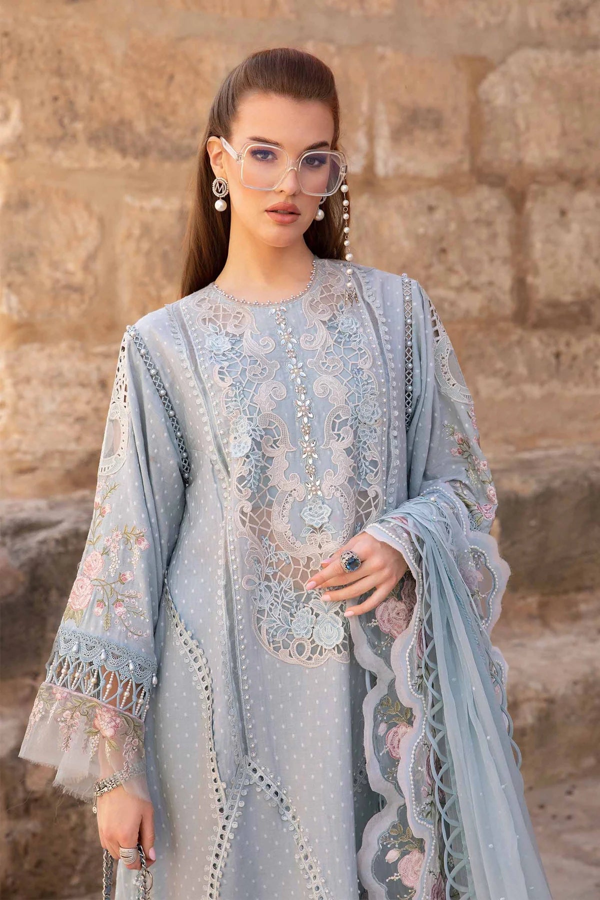 Maria B Eid Collection Unstitched Luxury Lawn D-2410-B