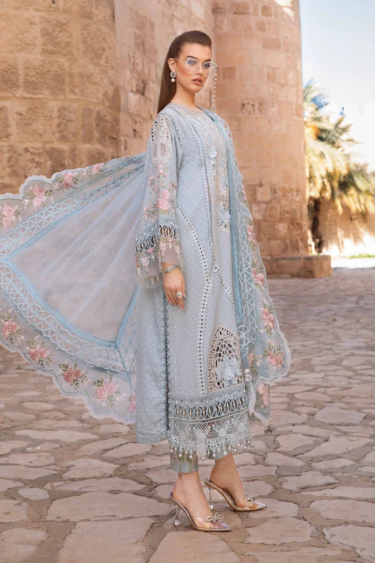 Maria B Eid Collection Unstitched Luxury Lawn D-2410-B