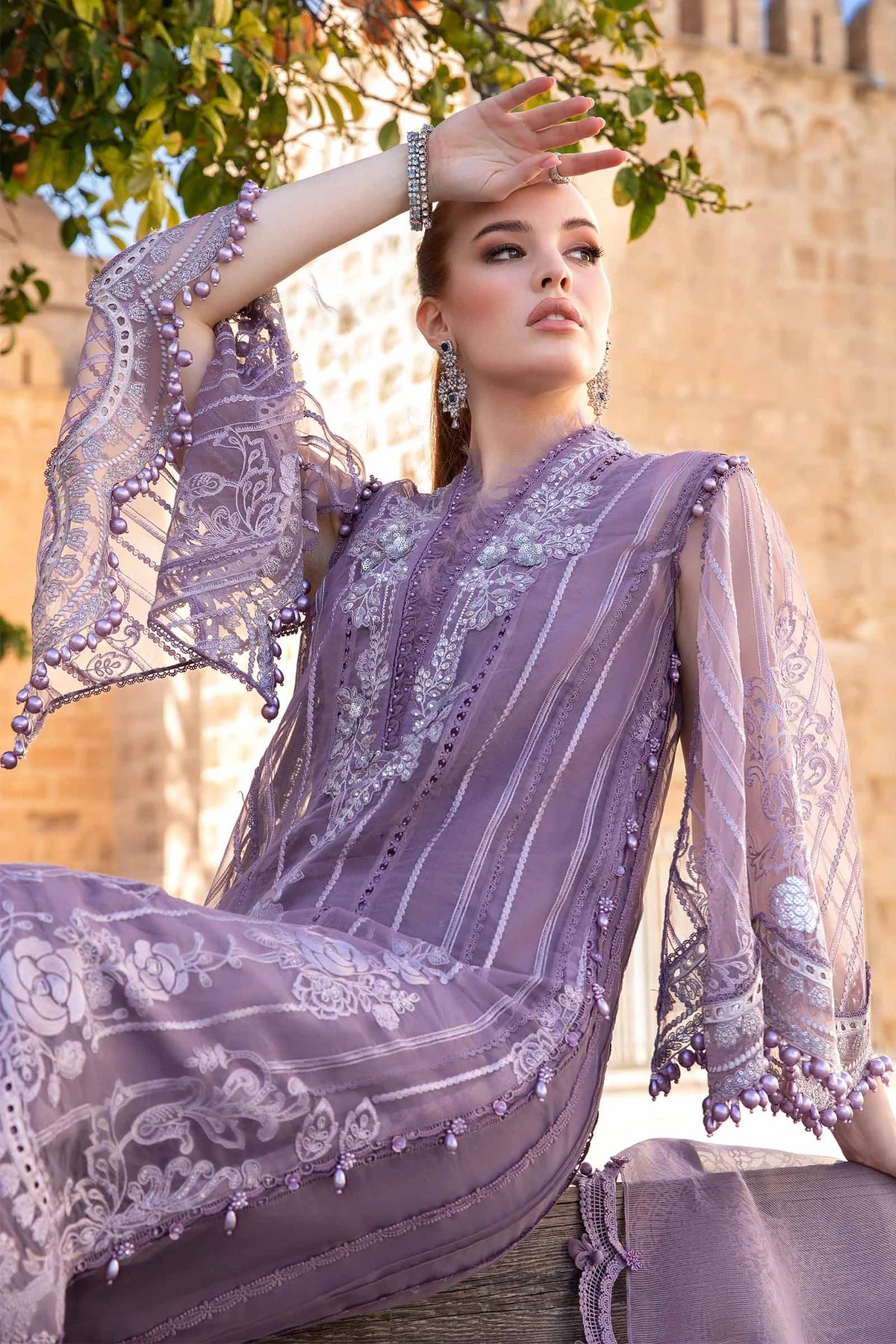 Maria B Eid Collection Unstitched Luxury Lawn D-2401-A