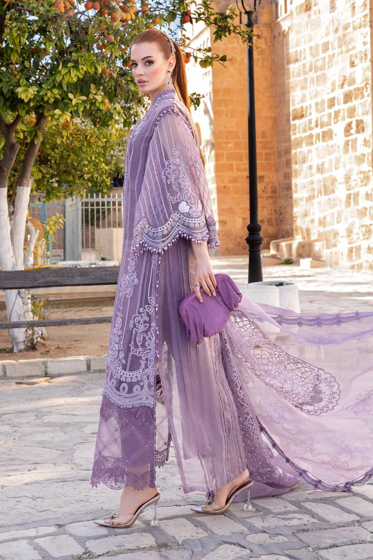 Maria B Eid Collection Unstitched Luxury Lawn D-2401-A