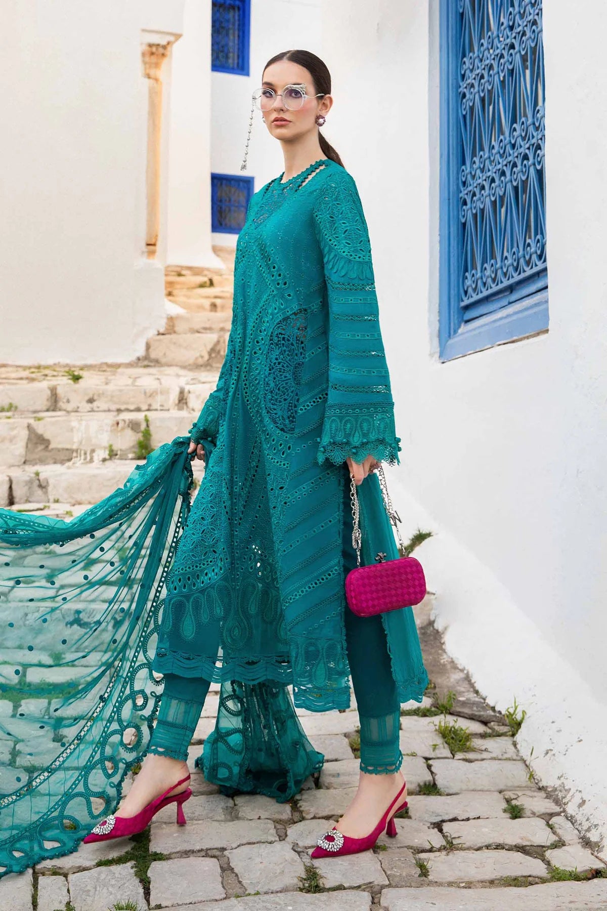 Maria B Eid Collection Unstitched Luxury Lawn D-2402-A