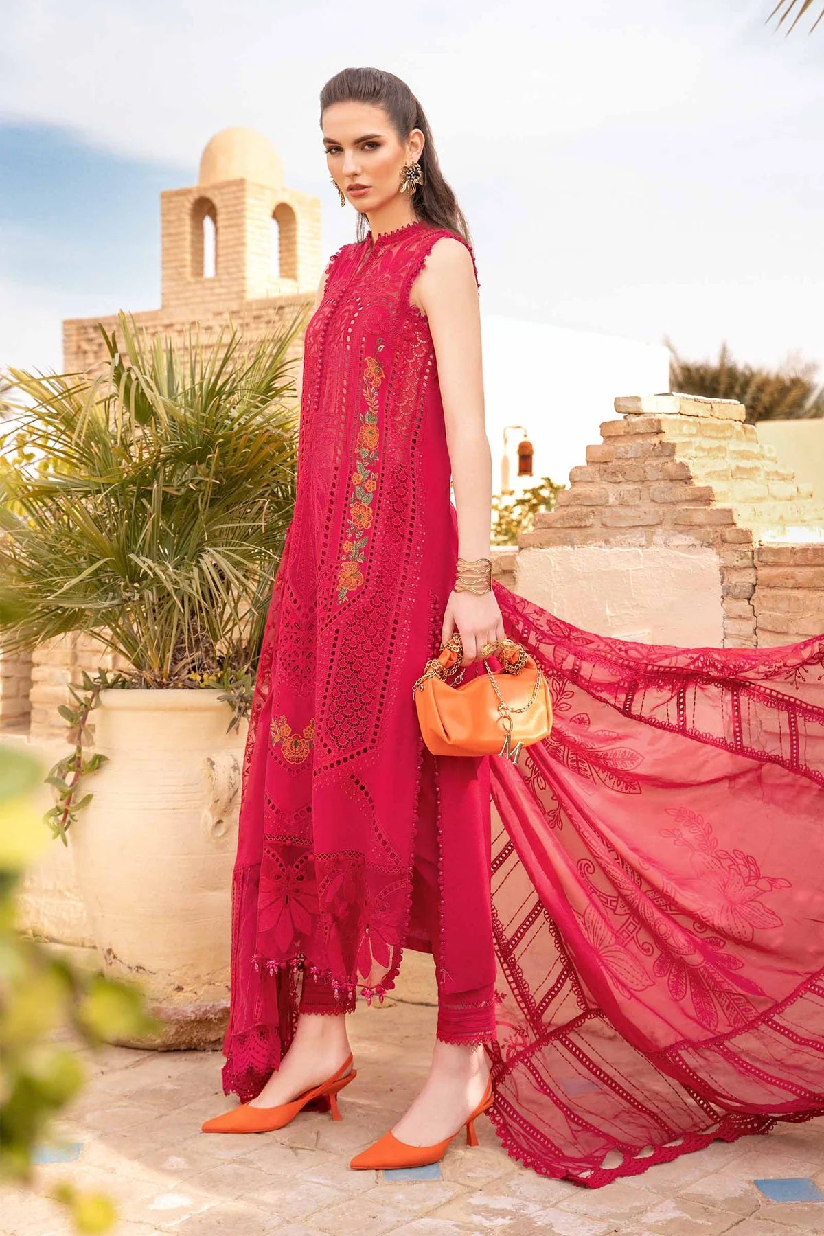 Maria B Eid Collection Unstitched Luxury Lawn D-2404-A