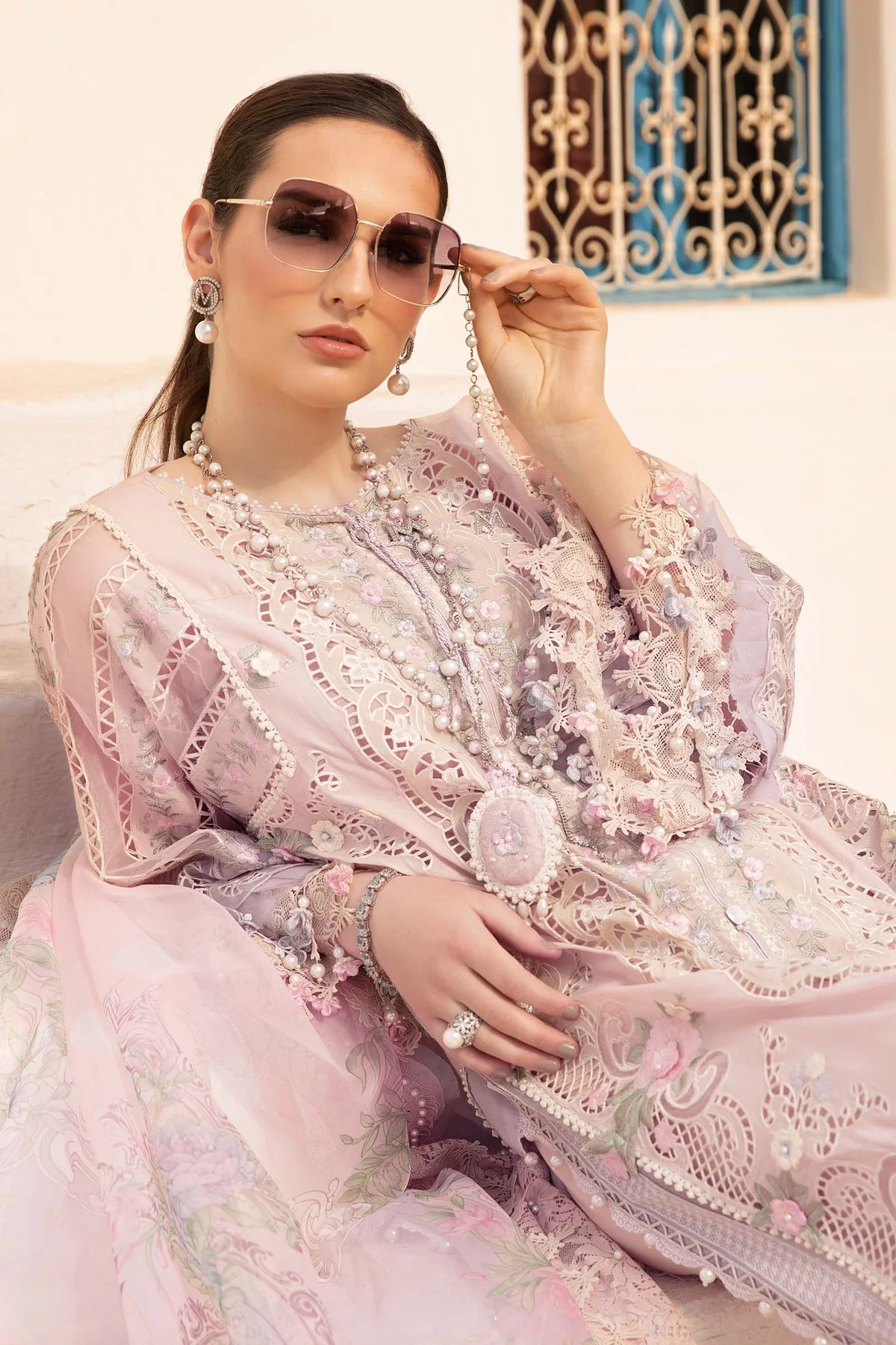 Maria B Eid Collection Unstitched Luxury Lawn D-2406-A