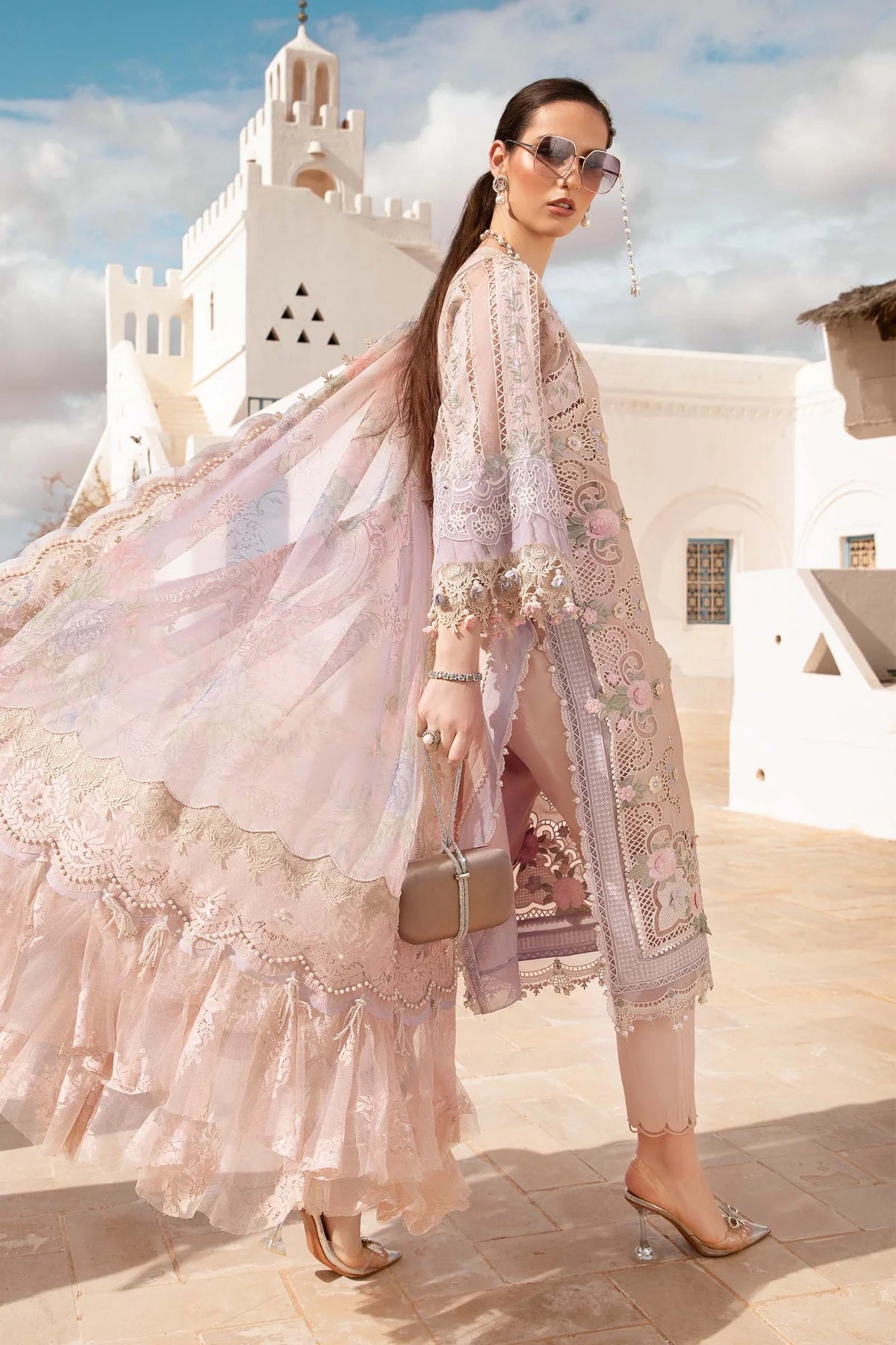 Maria B Eid Collection Unstitched Luxury Lawn D-2406-A