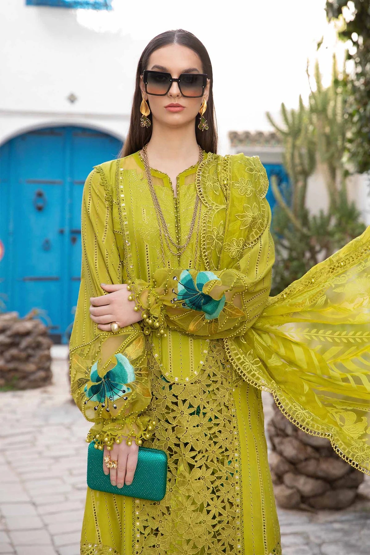 Maria B Eid Collection Unstitched Luxury Lawn D-2408-A