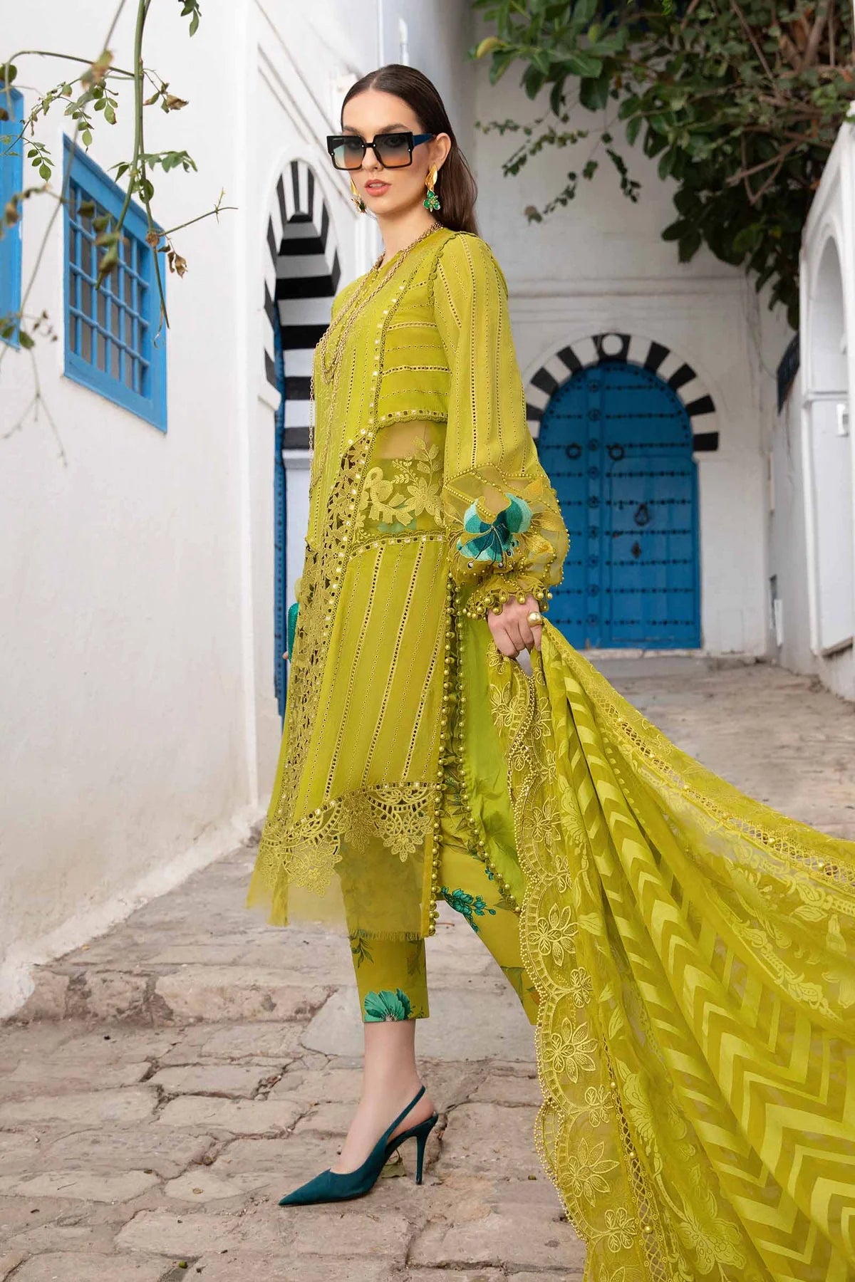 Maria B Eid Collection Unstitched Luxury Lawn D-2408-A