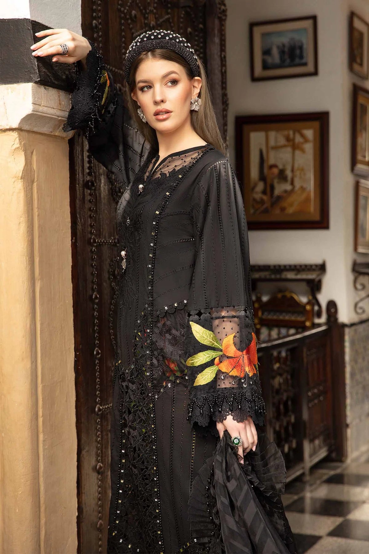 Maria B Eid Collection Unstitched Luxury Lawn D-2408-B