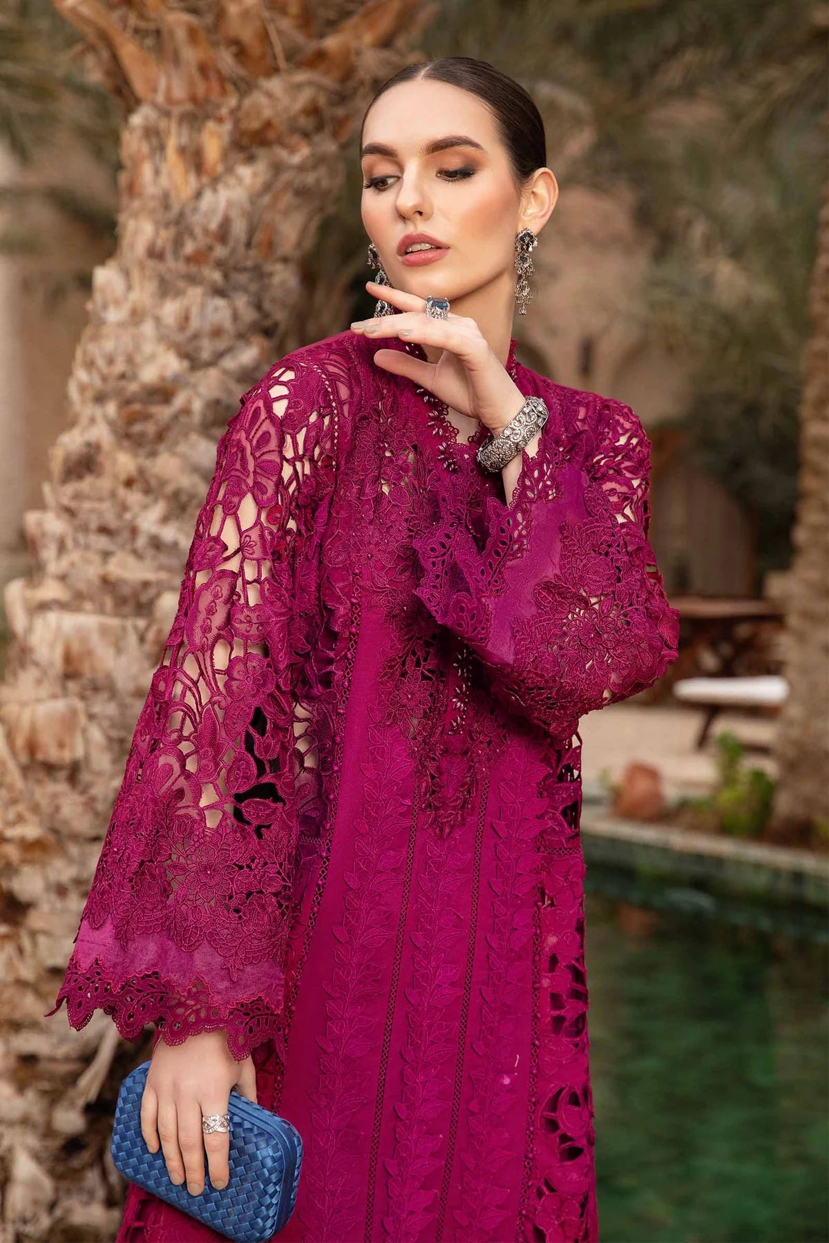 Maria B Eid Collection Unstitched Luxury Lawn D-2409-B