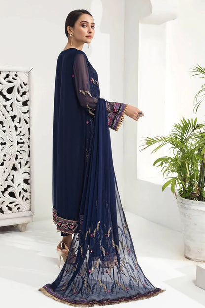 Alizeh Luxury Chiffon Dreamy Sapphire