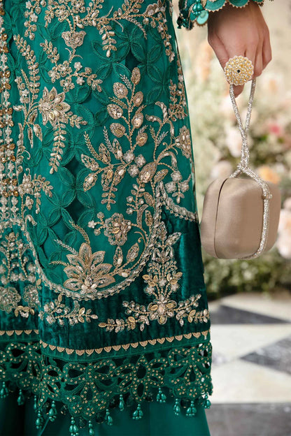 MARIA. B UNSTITCHED Embroidered | BD-2806 | Sea Green