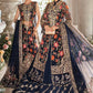 MARIA. B UNSTITCHED Embroidered | BD-2808 | Navy Blue