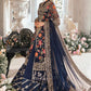 MARIA. B UNSTITCHED Embroidered | BD-2808 | Navy Blue