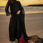 Rang Rasiya - Black Laser Embroidered Ayla's Atelier