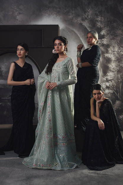 MUSHQ QALA KAMDAANI COLLECTION HANIYA MINT GREEN