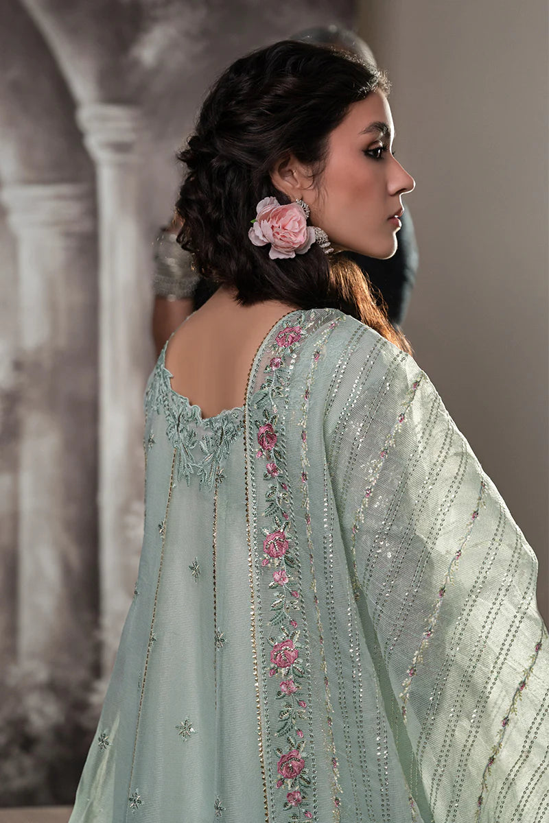 MUSHQ QALA KAMDAANI COLLECTION HANIYA MINT GREEN