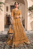 Maria. B MBROIDERED Heritage Edition’23 Mustard BD-2606
