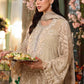 Maria B Embroidered Chiffon MPC-26-103-OLIVE GOLD