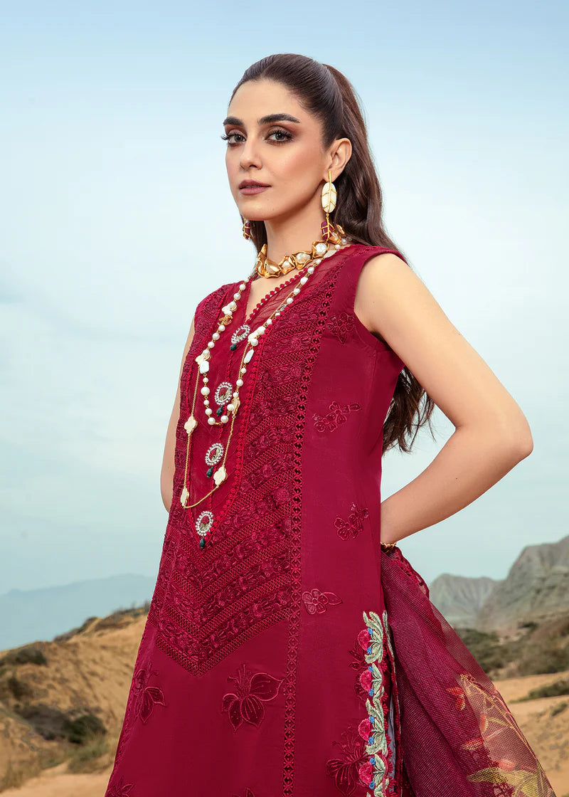 Saira Shakira by Crimson Luxury Lawn24 D3A Lillie de Jong - Cherry