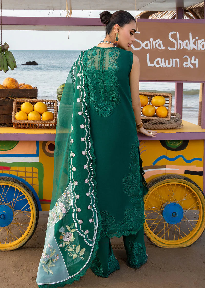 Saira Shakira by Crimson Luxury Lawn24 D2A Ulysses - Seaweed