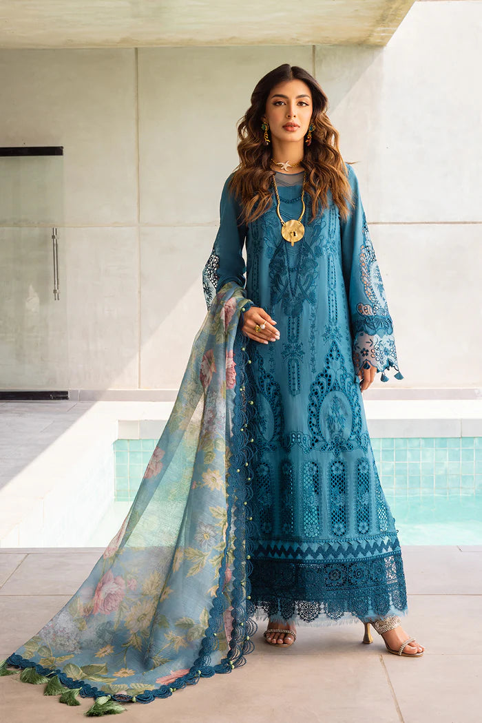 Saira Rizwan Luxury Lawn Sapphire Srll24-07